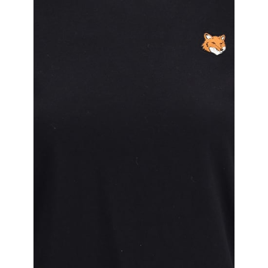 Maison Kitsuné Black Cotton T-Shirt - Image 3