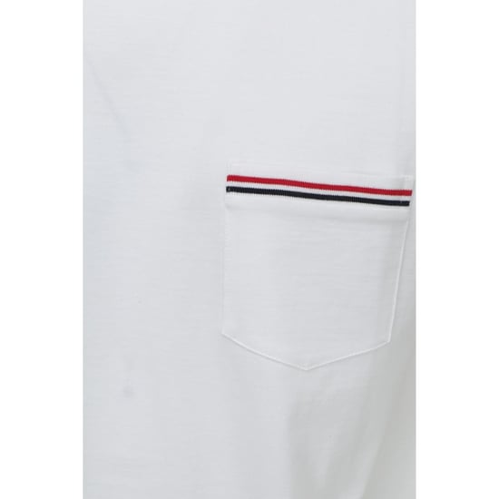 Thom Browne Vit Bomull T-shirt - Image 3