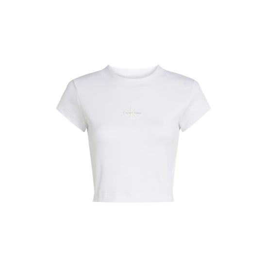 Calvin Klein Jeans Witte Katoenen T-Shirt - Image 1
