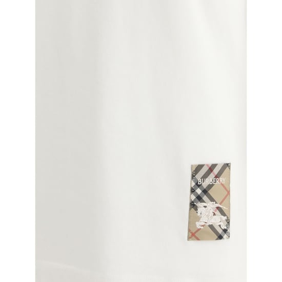 Burberry Witte Katoenen T-Shirt - Image 3