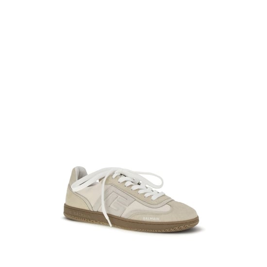 Balmain Beige Suède Leren Atletieksneakers - Image 2
