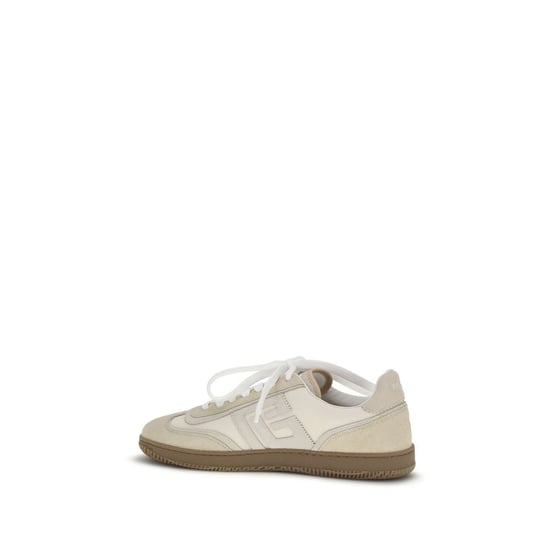 Balmain Beige Suède Leren Atletieksneakers - Image 3