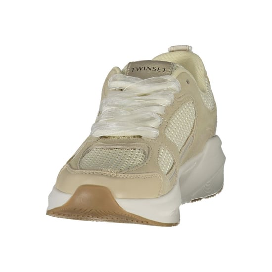Twinset Beige Stoffen Dames Sneaker - Image 3