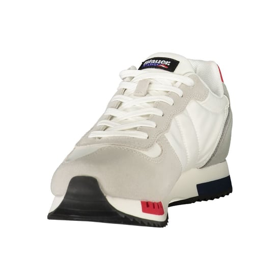 Blauer Witte Polyurethaan Heren Sneaker - Image 3