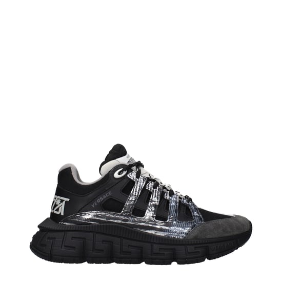 Versace Zwarte Stoffen Sport Sneakers - Image 1