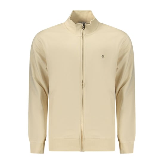Coveri Moving Beige Cotton Men's Sweatshirt - Image 1
