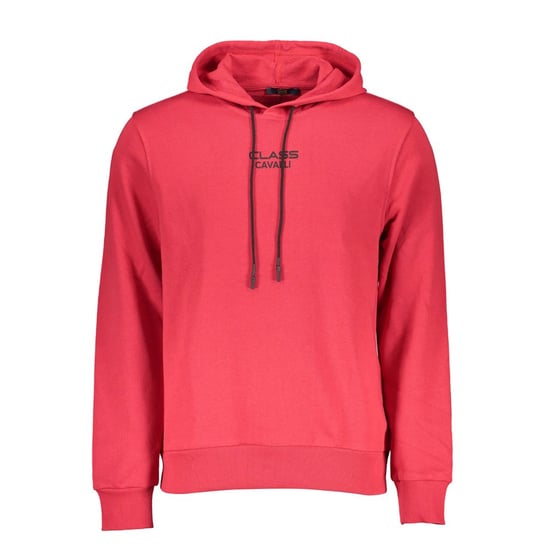Cavalli Class Rosso Katoenen Heren Sweatshirt - Image 1