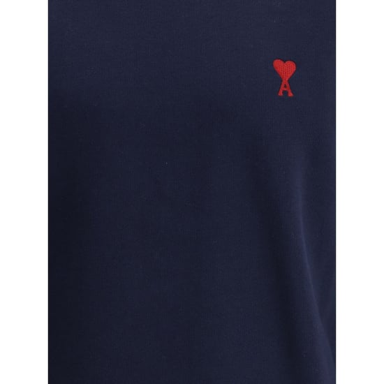 Ami Paris Blauwe Katoenen Sweatshirt - Image 3