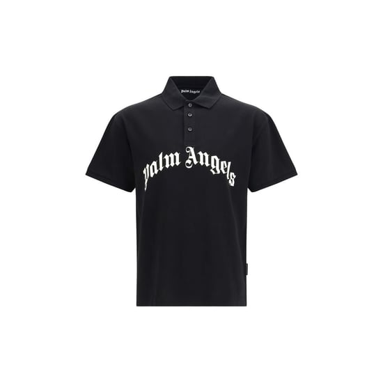 Palm Angels Zwarte Katoenen Polo shirt - Image 1