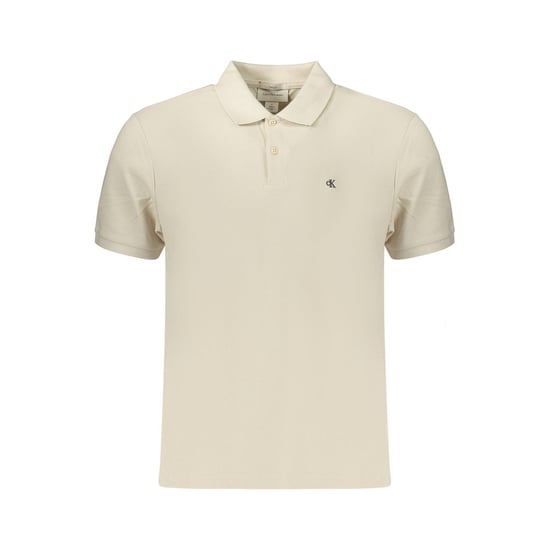 Calvin Klein Beige Katoenen Heren Poloshirt - Image 1