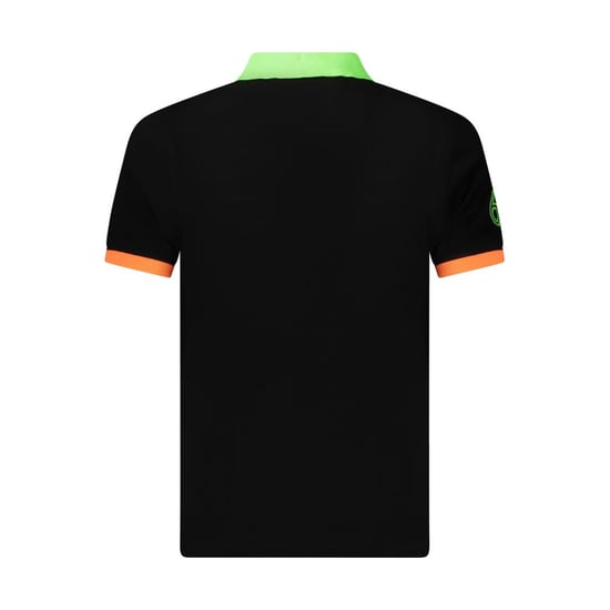 Norge 1963 Svart Bomull Herr Polo T-shirt - Image 2