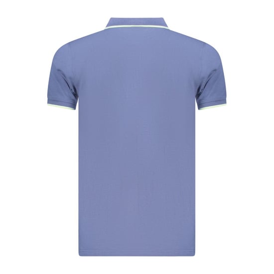 Norway 1963 Blue Cotton Men's Polo Shirt - Image 2
