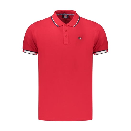 Noorwegen 1963 Rosso Katoenen Heren Polo - Image 1