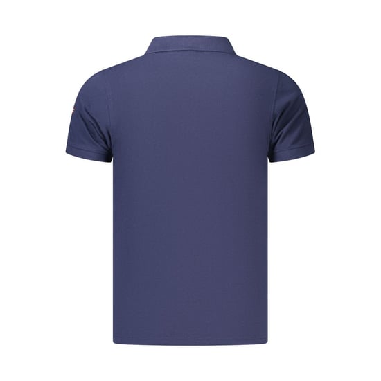 Norway 1963 Blue Cotton Men's Polo Shirt - Image 2