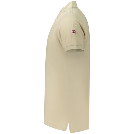 Noorwegen 1963 Beige Katoenen Heren Polo - Image 3