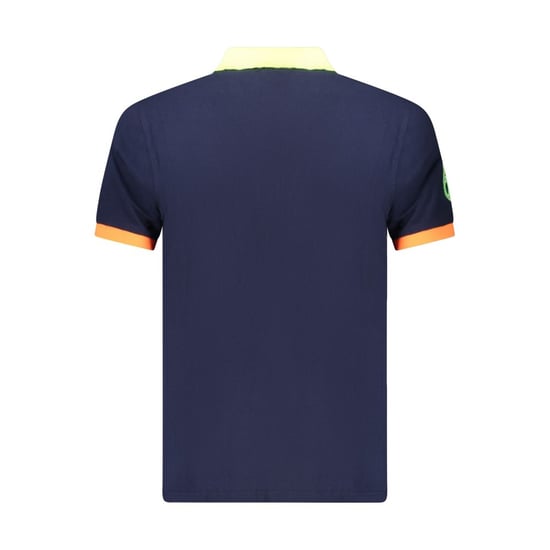 Norway 1963 Blue Cotton Men's Polo Shirt - Image 2