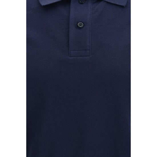 Moose Knuckles Blauwe Katoenen Poloshirt - Image 3