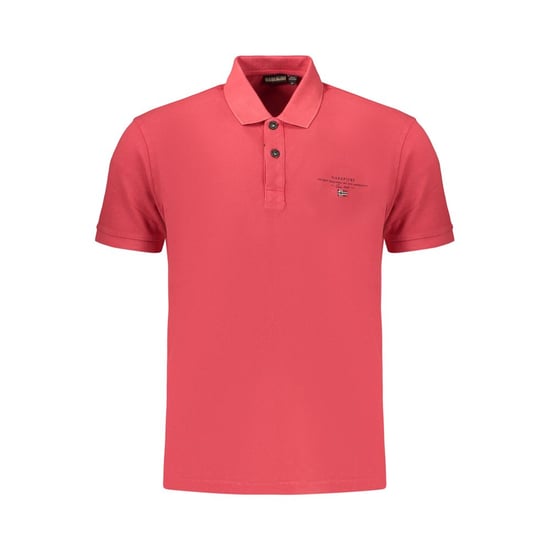 Napapijri Rood Katoenen Heren Polo Shirt - Image 1