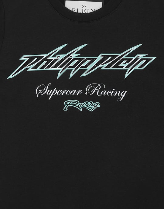 T-shirt Rund Hals Korta Ärmar Racing - Image 2