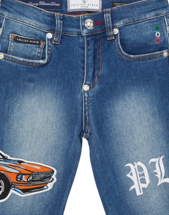Denim Shorts Formentera Cars Racing - Image 2