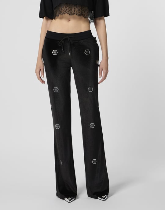 Chenille Jogging Pants Mini Monogram Strass Monogram Strass Monogram - Image 2