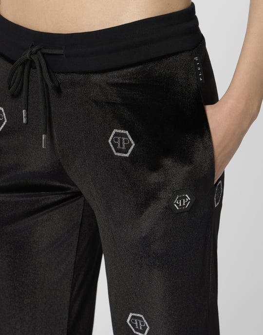 Chenille Jogging Pants Mini Monogram Strass Monogram Strass Monogram - Image 3