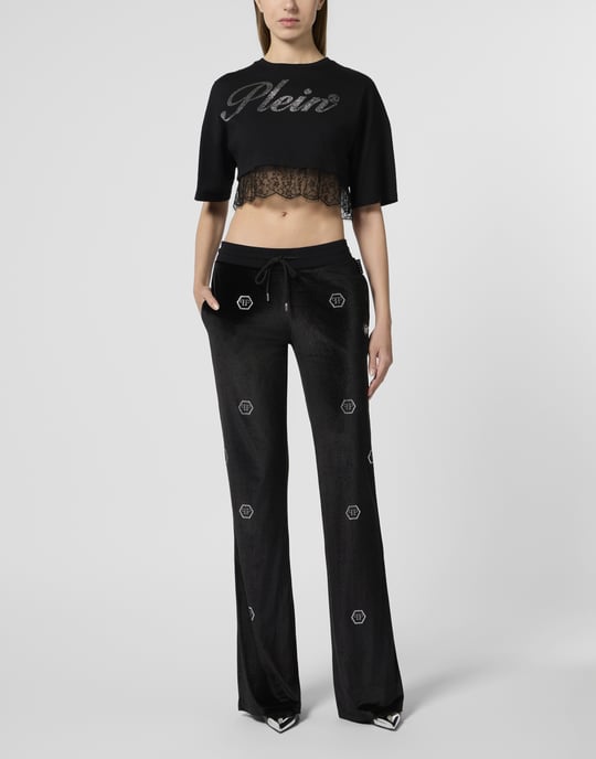Chenille Jogging Pants Mini Monogram Strass Monogram Strass Monogram - Image 4