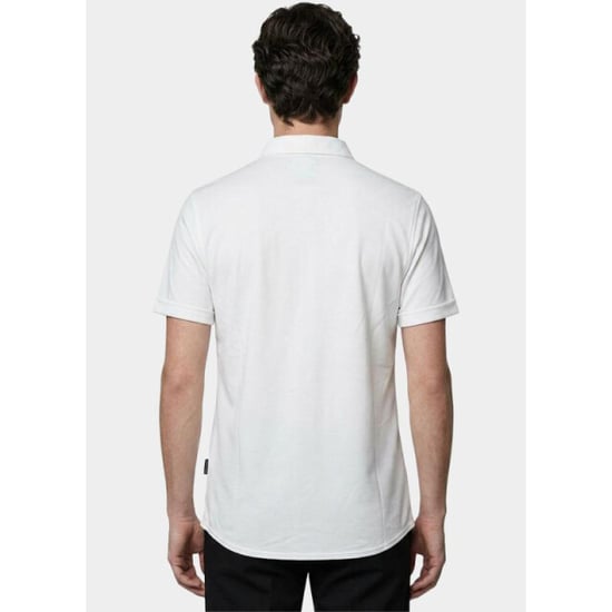 Bos Bright Blue Overhemd korte mouw heren 3507/off white - Image 2