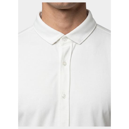 Bos Bright Blue Overhemd korte mouw heren 3507/off white - Image 3