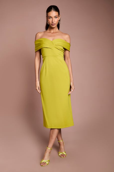 Bardot Ponte Column Midi Dress - Image 1