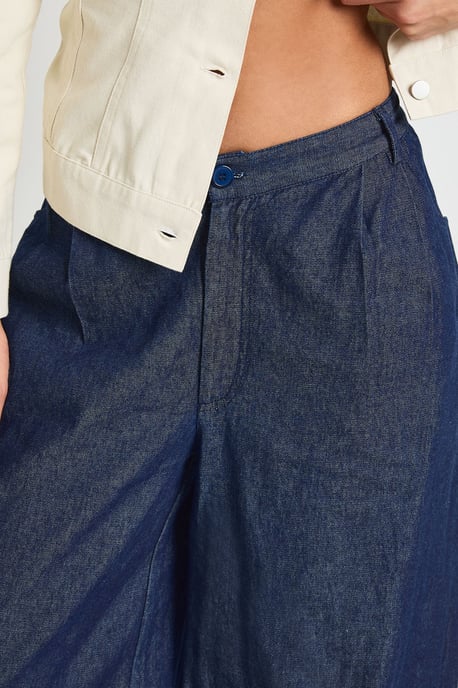 Chambray Harem Trousers - Image 4