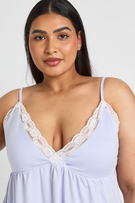 Plus Babydoll Pyjama Top And Trouser Set - Image 4