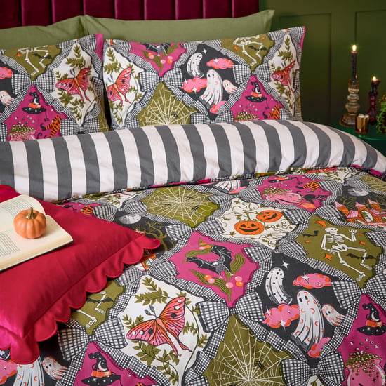 Furn Hallowquin Spooky Reversible Duvet Cover Set, Multi - Image 3