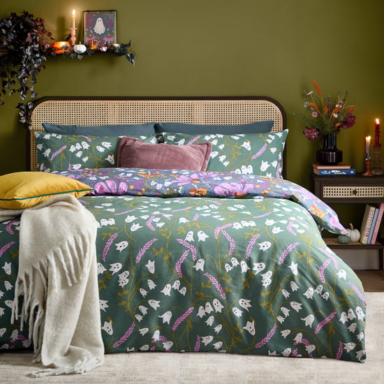 Furn Ghoul Gardens Halloween Reversible Duvet Cover Set, Multi - Image 2