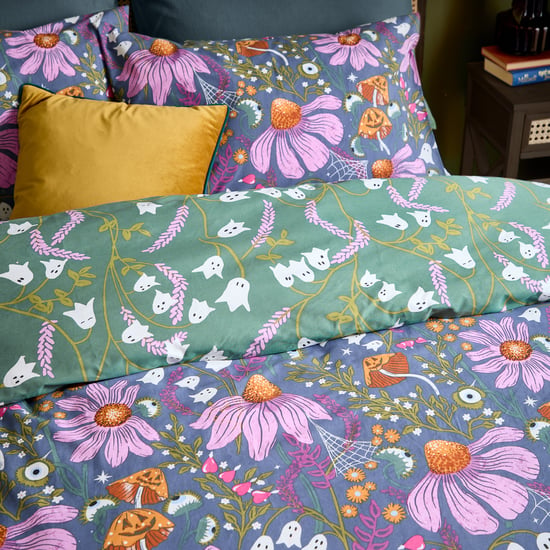 Furn Ghoul Gardens Halloween Reversible Duvet Cover Set, Multi - Image 3