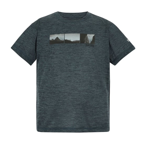Regatta Childrens/Kids Alvarado Back Print T-Shirt (Dark Storm Marl) - Image 2