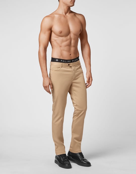 Broek Pasvorm Chinos Iconic Plein - Image 4