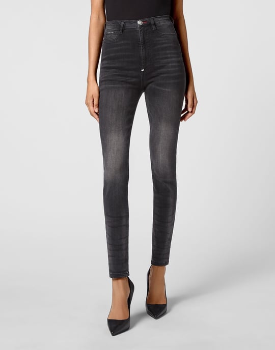 Super Hoge Taille Jegging Iconic Plein - Image 2