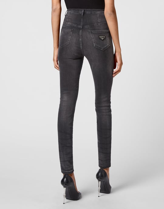 Super Hoge Taille Jegging Iconic Plein - Image 5