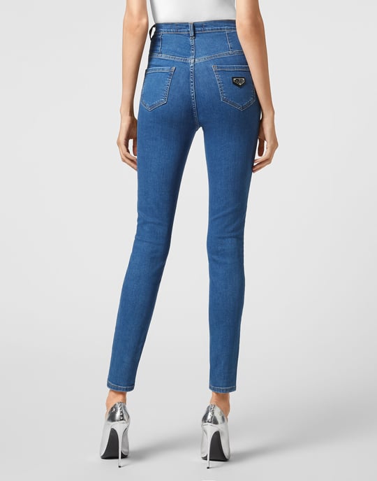 Super Hoge Taille Jegging Iconic Plein - Image 4