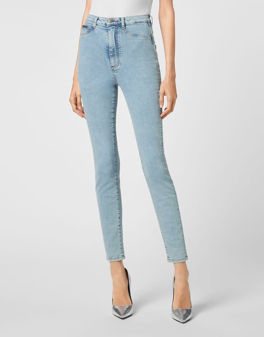 Super Hoge Taille Jegging Iconic Plein - Image 2