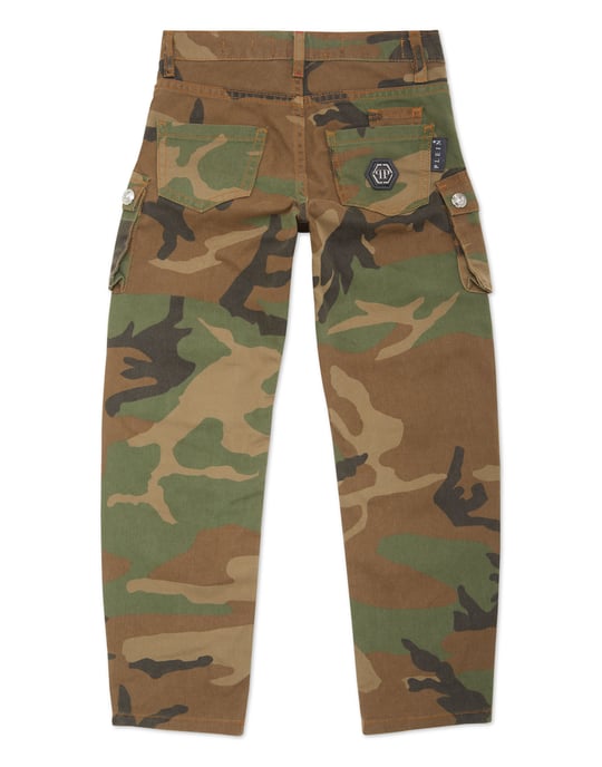 Denim Cargo Broek Camouflage - Image 2
