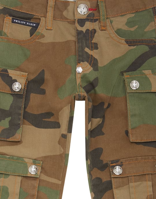 Denim Cargo Broek Camouflage - Image 3