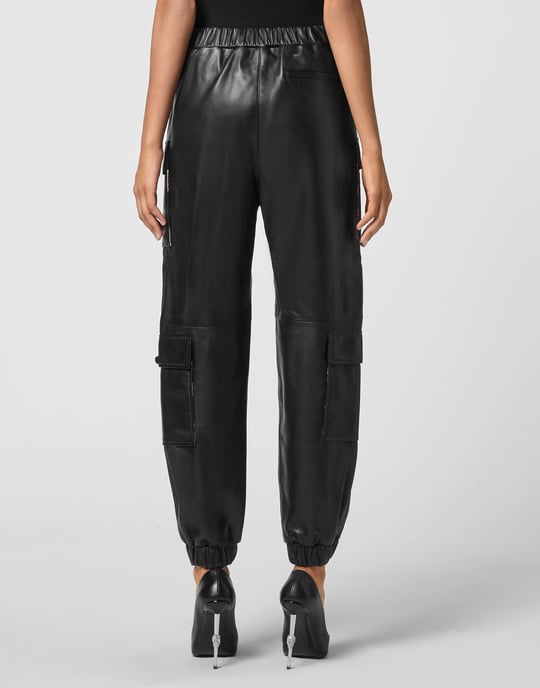 Leather Joggers - Image 5