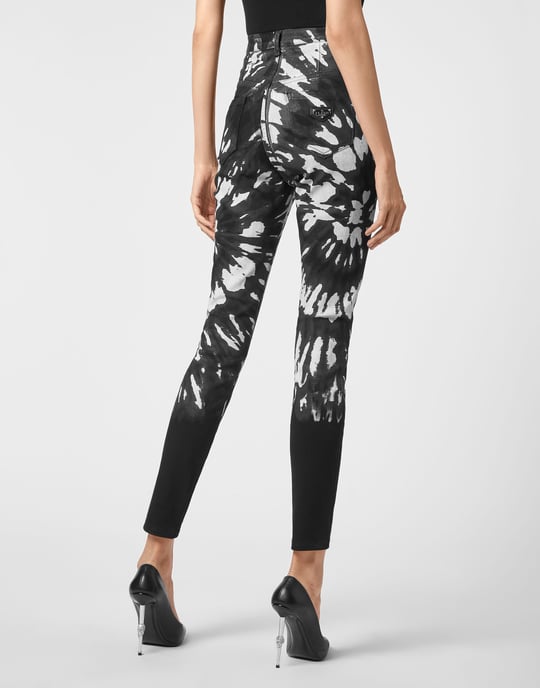 Jegging Med Superhög Midja Tie Dye - Image 5