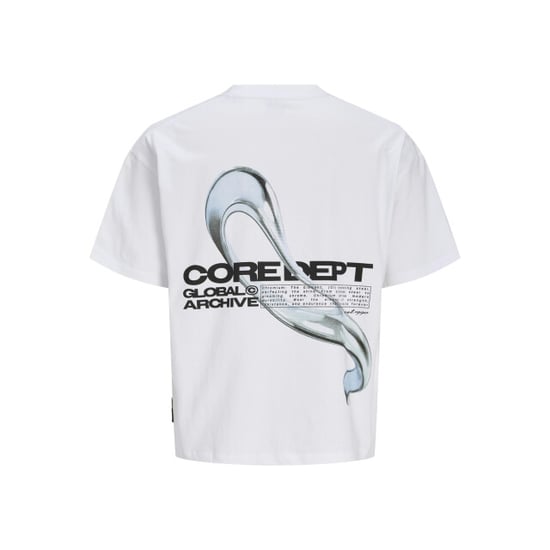 Jack & Jones Heren chrome backprint t-shirt jcobiarritz - Image 1