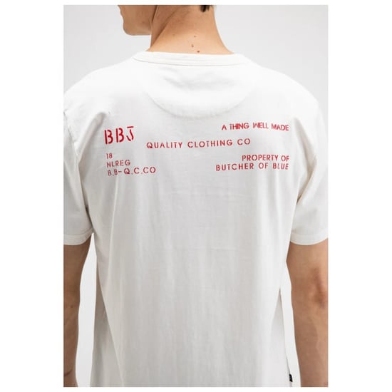Butcher of Blue Classic bb hook tee titan white - Image 2