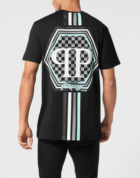 T-Shirt Round Neck Hexagon - Image 5