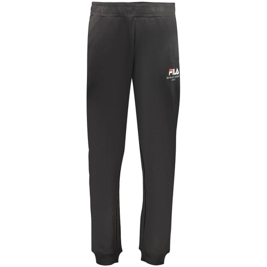 Fila Black Cotton Mens Trousers - Image 1