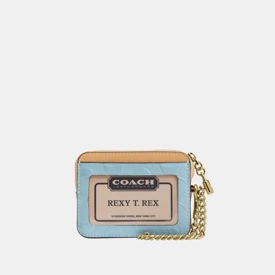 Zip Card Case In Signature Leather With Charm - Image 2